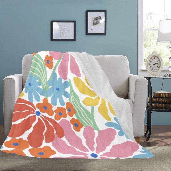 507856754 Large Flowers Blanket