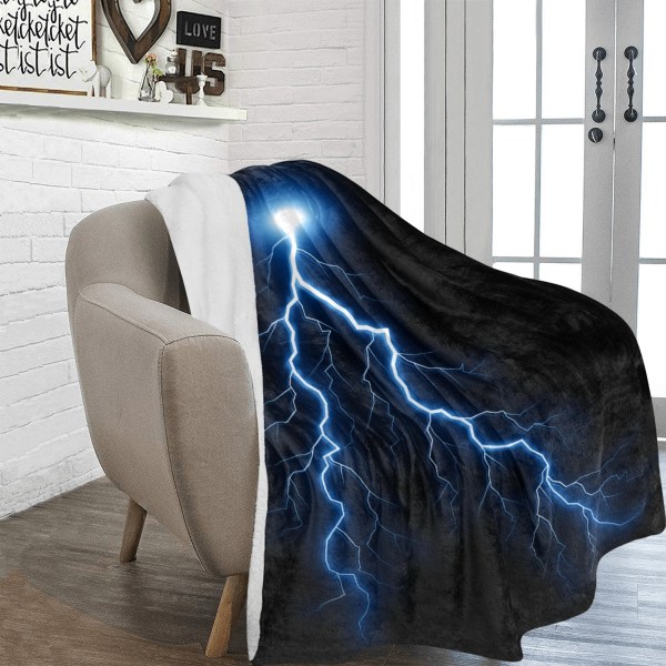 507855776 Blue Lightning Blanket