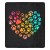 Paw Heart Fleece Blanket