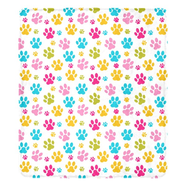 Colorful Paws Blanket