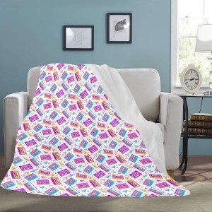 507855344 80's Cassette Tape Blanket