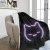 Neon Kitty Blanket