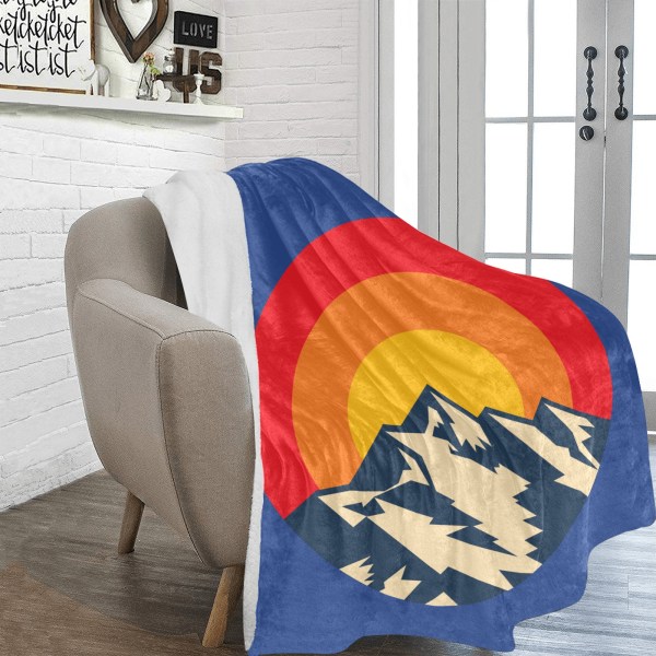 509966835 Rocky Bullseye Fleece Blanket
