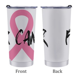 508210909 F*ck Cancer 20oz Travel Cup
