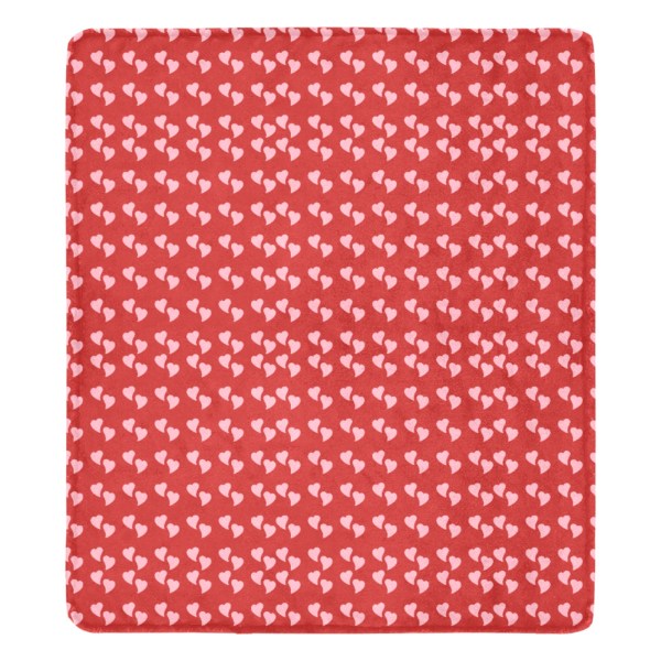 Small Hearts Fleece Blanket