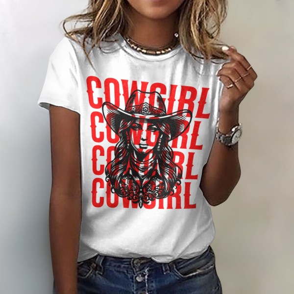 Cowgirl Cotton T-Shirt
