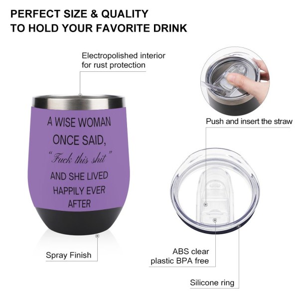 Wise Woman 12oz Wine Tumbler