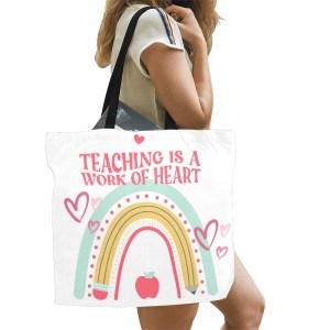 Teacher Rainbow Tote Bag