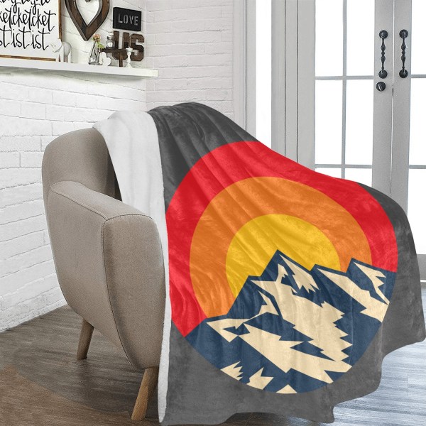 509966832 Rocky Bullseye Fleece Blanket