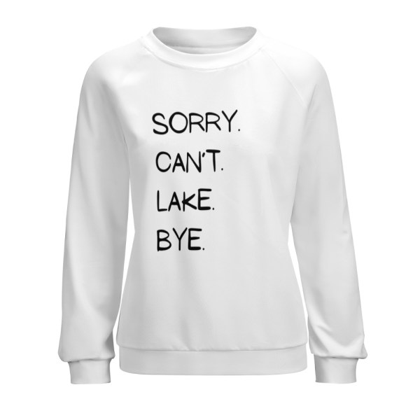 508588646 Sorry Can't Lake Bye Sweater
