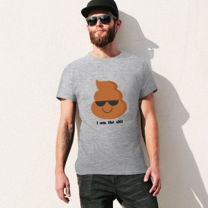 509095259 I Am The Shit Emoji T-Shirt