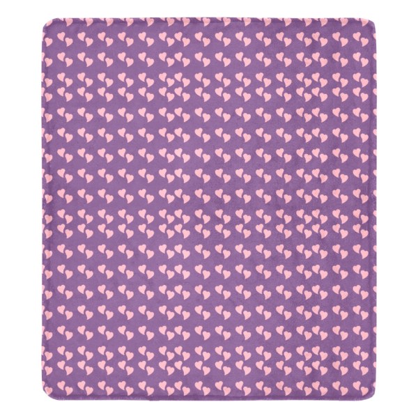 Small Hearts Fleece Blanket