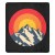 509966828 Rocky Bullseye Fleece Blanket