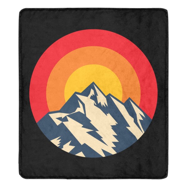 509966828 Rocky Bullseye Fleece Blanket