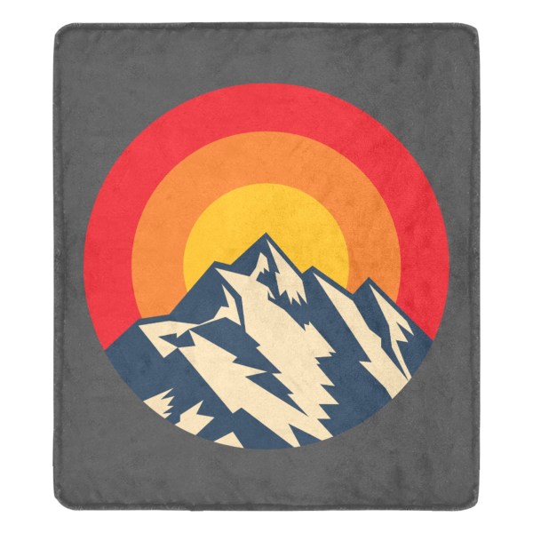 509966831 Rocky Bullseye Fleece Blanket