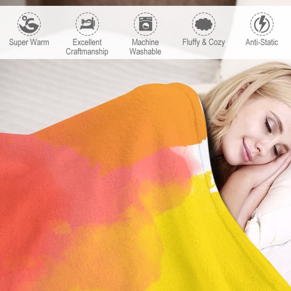 510153253 Color Spill Fleece Blanket 70"x80"