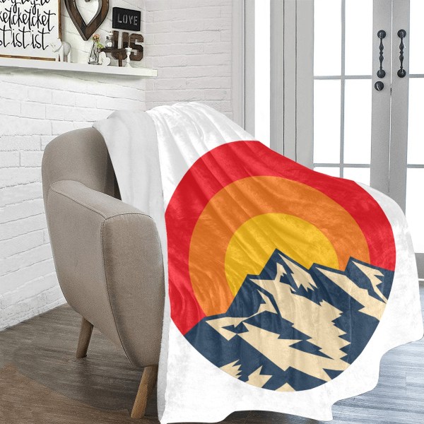 509966826 Rocky Bullseye Fleece Blanket