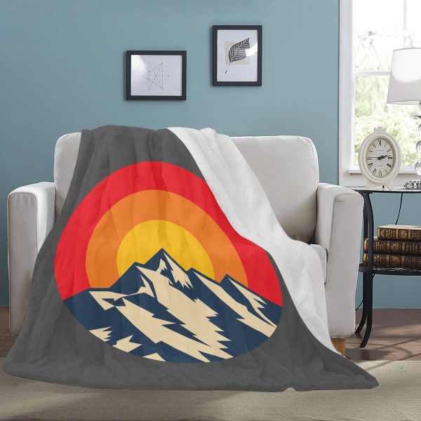 509966833 Rocky Bullseye Fleece Blanket