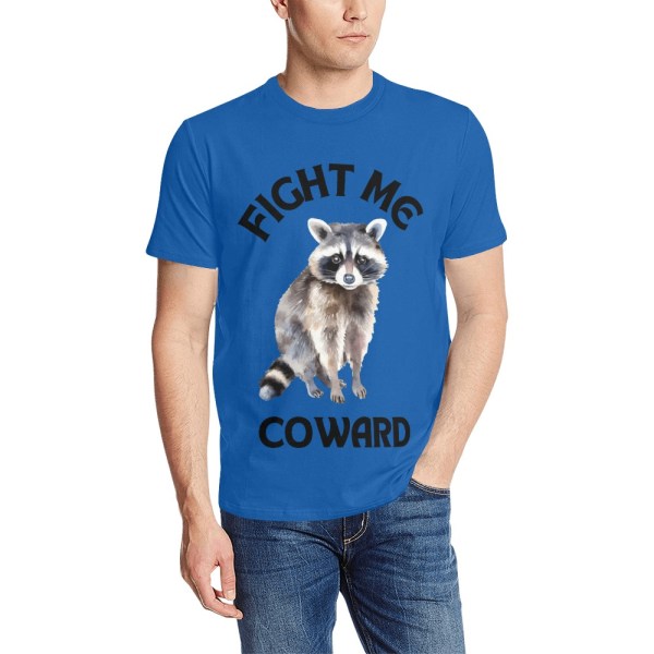 Fight Me Coward Raccoon T-Shirt