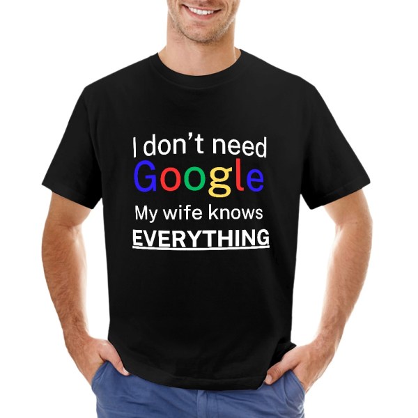508552490 I Don't Need Google T-Shirt