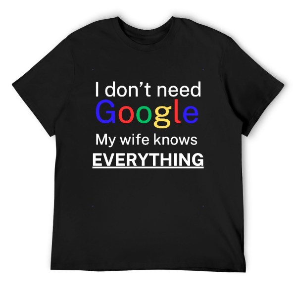 508552488 I Don't Need Google T-Shirt