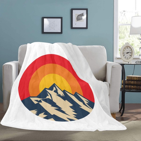 509966827 Rocky Bullseye Fleece Blanket