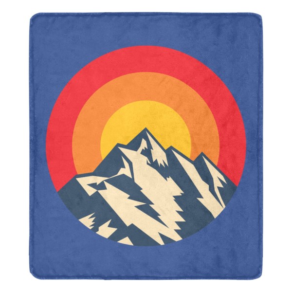 509966834 Rocky Bullseye Fleece Blanket