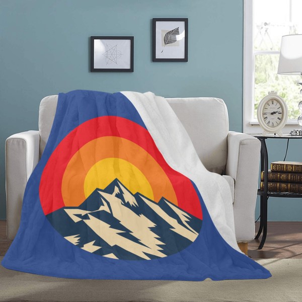 509966836 Rocky Bullseye Fleece Blanket