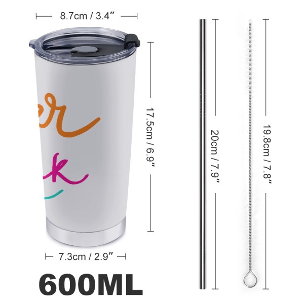You Are Strong 20oz Stainless Steel Tumbler