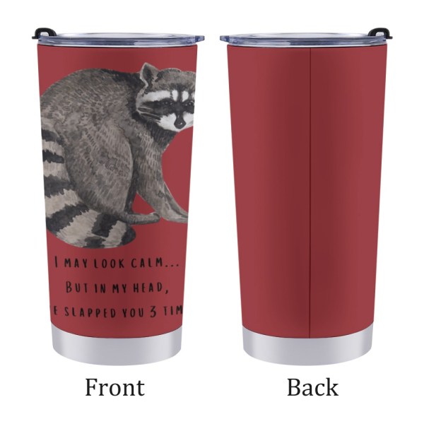 508214962 Raccoon 20oz Stainless Steel Tumbler