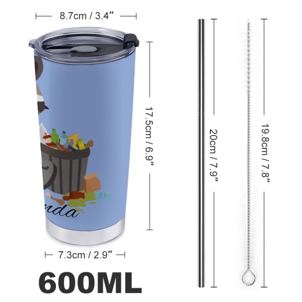 Trash Panda 20oz Stainless Steel Tumbler
