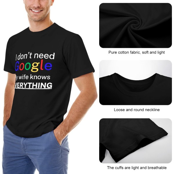 508552494 I Don't Need Google T-Shirt