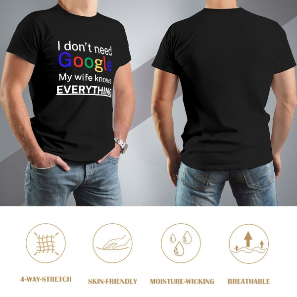 508552495 I Don't Need Google T-Shirt