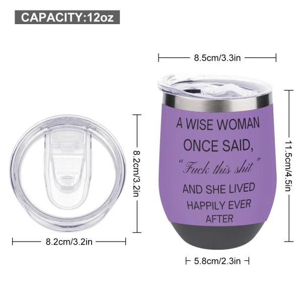 Wise Woman 12oz Wine Tumbler