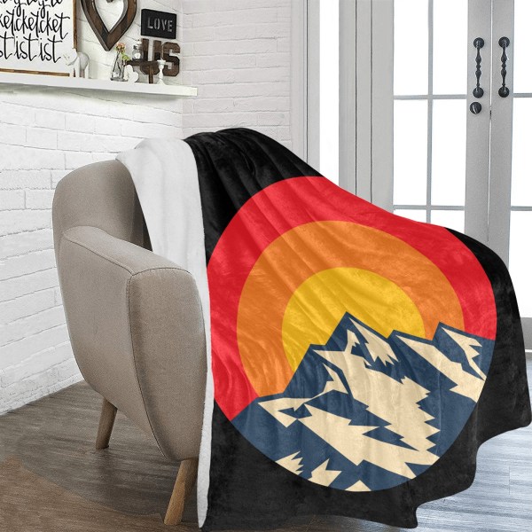 509966829 Rocky Bullseye Fleece Blanket