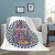 509971490 Mushroom Trip Fleece Blanket