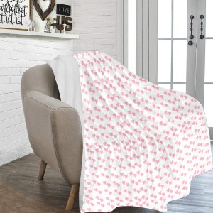510153905 Small Hearts Fleece Blanket