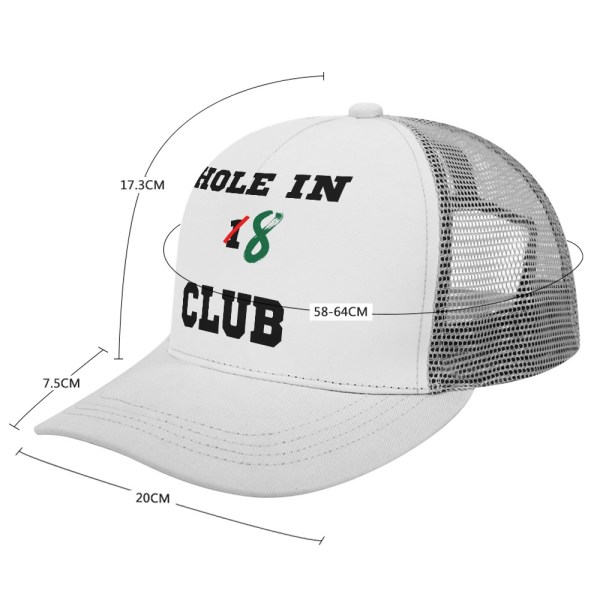Hole in 8 Club Golf Snapback Hat