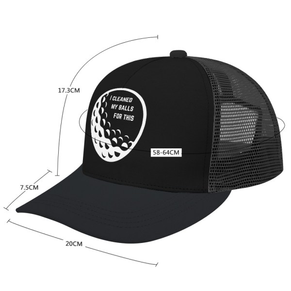 Cleaned My Balls For This (Black) Snapback Hat