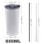 510613407 Warrior 20oz Stainless Steel Tumbler (Breast Cancer Awareness)