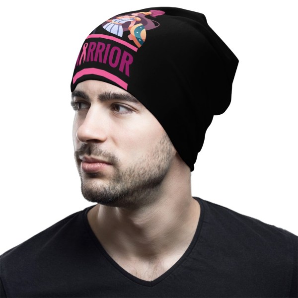 Warrior Beanie (Breast Cancer Awareness)