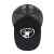 THE GOAT White on Black Snapback Hat