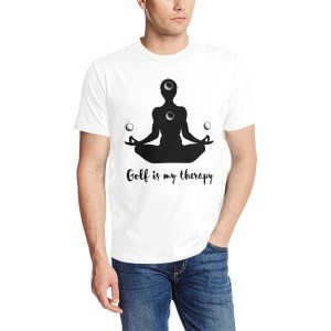 511341783 Golf Is My "Therapy" T-Shirt