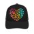 Rainbow Paw Heart Snapback Hat