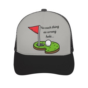 No Such Thing As Wrong Hole Golf Snapback Hat