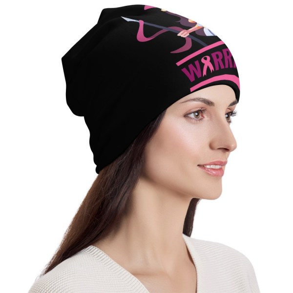 Warrior Beanie (Breast Cancer Awareness)