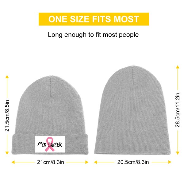 F*CK CANCER Knitted Beanie