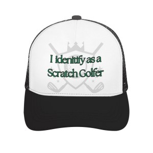 511246927 I Identify As A Scratch Golfer Snapback Hat